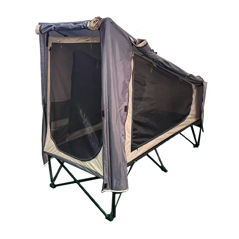 Yuelang ventilated and breathable anti-mosquito double-layer camp bed waterproof and moisture-proof off-ground tent can be custo