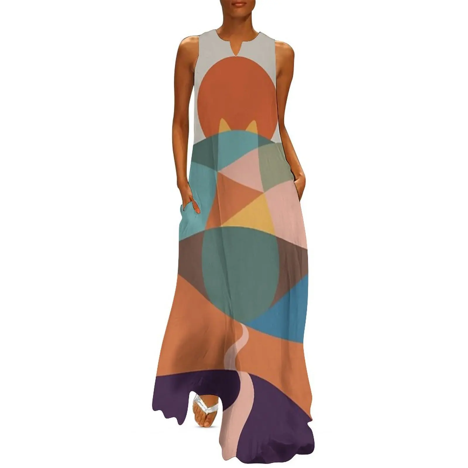 

Cat Landscape 65 Long Dress luxury woman evening dress Bride dresses Bridesmaid dress woman for women