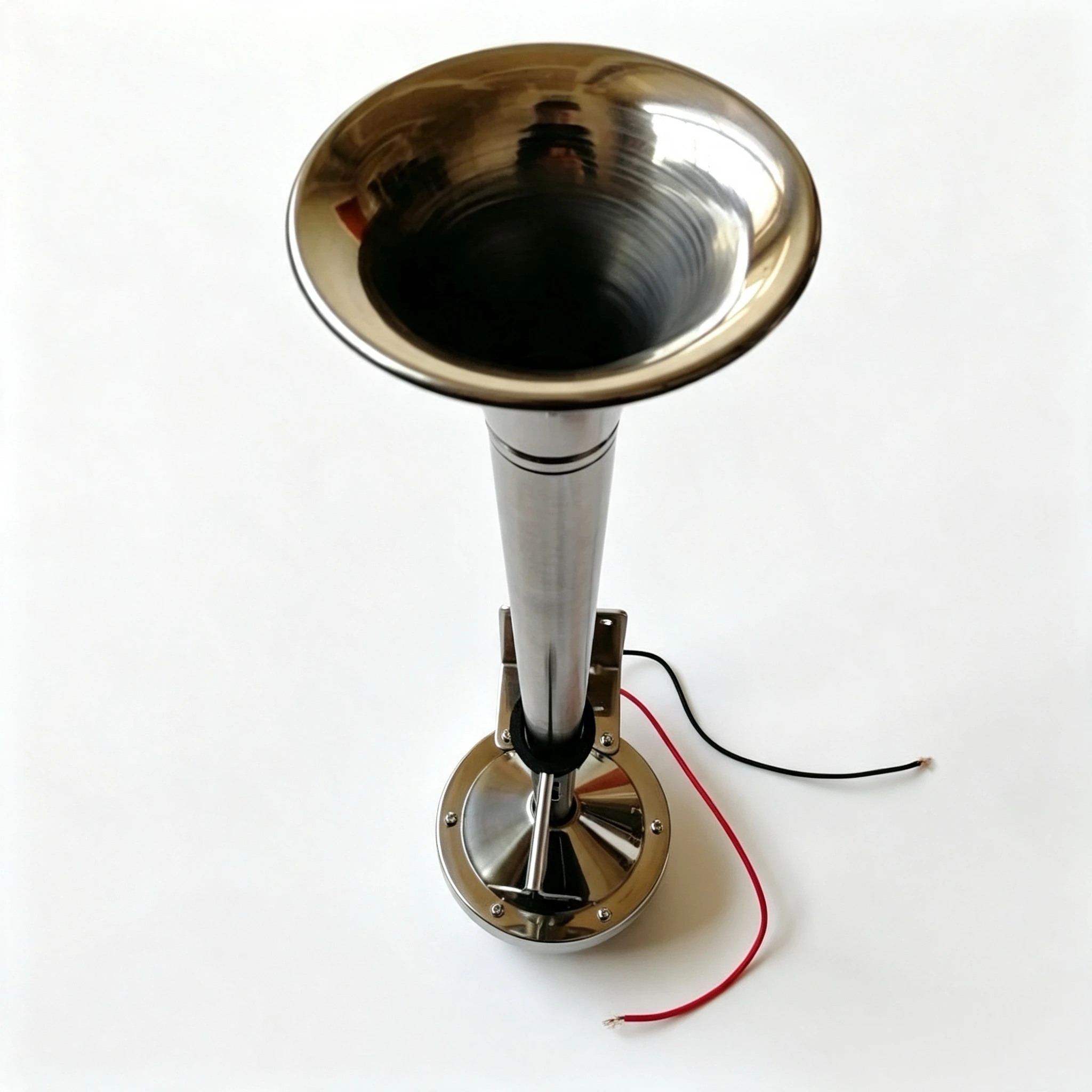 12v-24v-防水ステンレス鋼製シングルチューブ電気ホーン、ヨット、スピードボート、釣り船、船舶用アクセサリー
