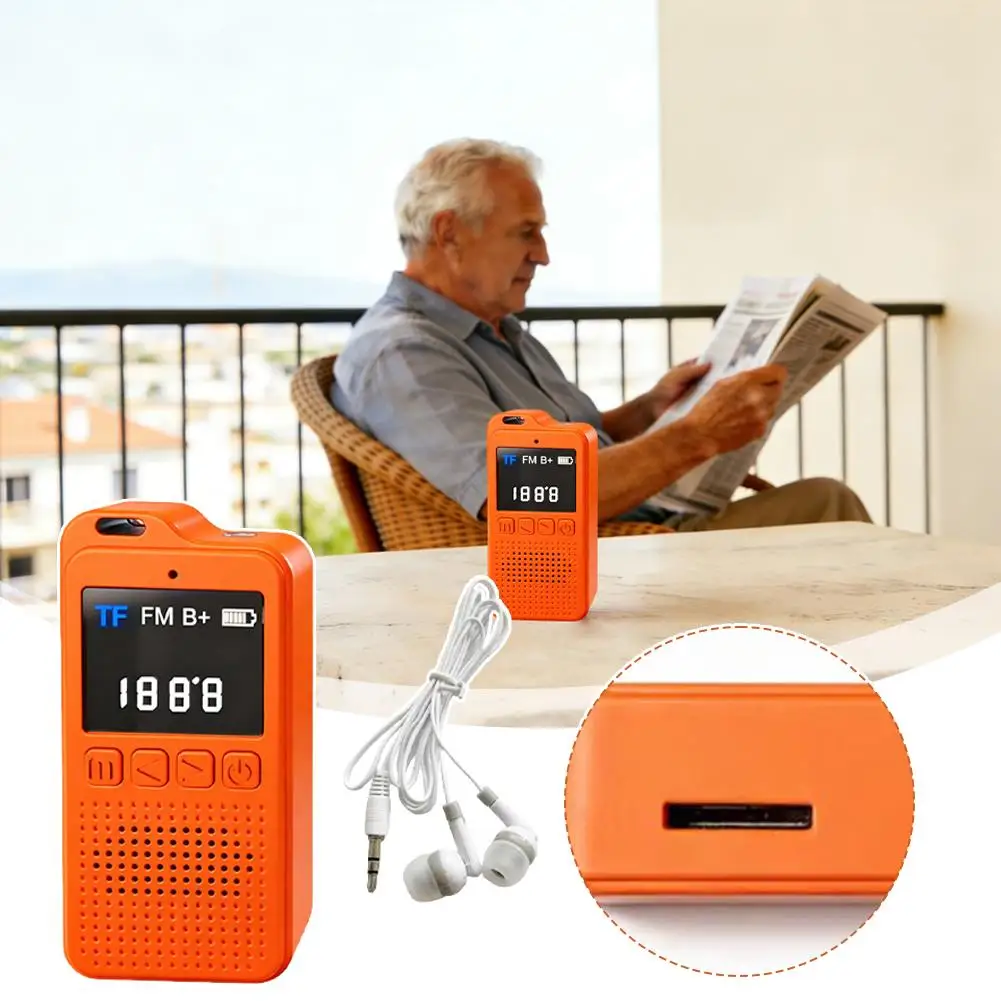 AM/FM radio with high-quality sound for home use, suitable for the elderly, high-end portable radio Powerful Sound Soft & Gentle