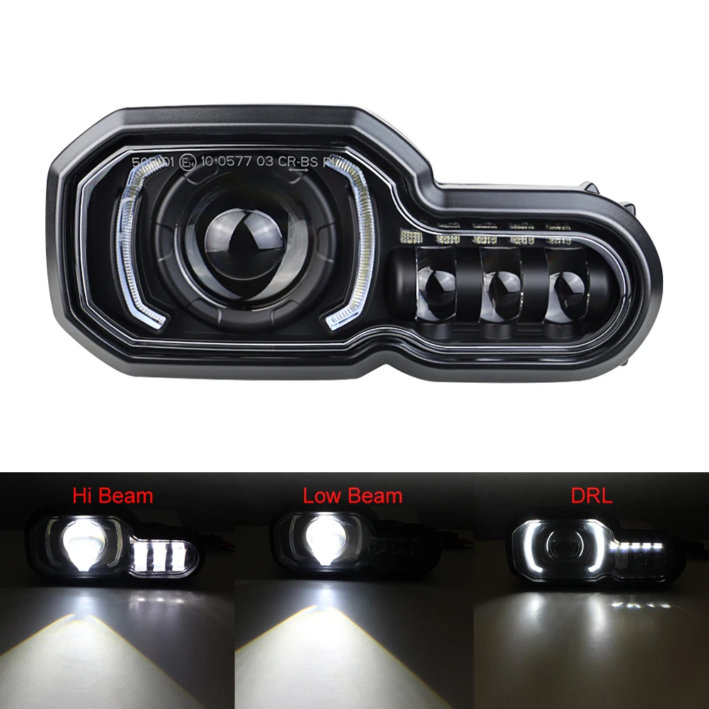 Motorcycle LED Headlight High-Low Beams DRL for BMW F800GS F800GS ADV F800R F700GS F650GS