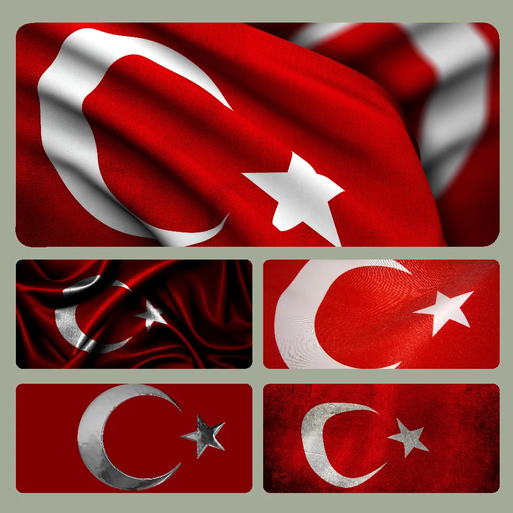 

Turkey Turkish Flag Mousepad Large Computer Gaming Accessories MousePads Desk Mats Anti-slip Laptop Soft Mouse Pad