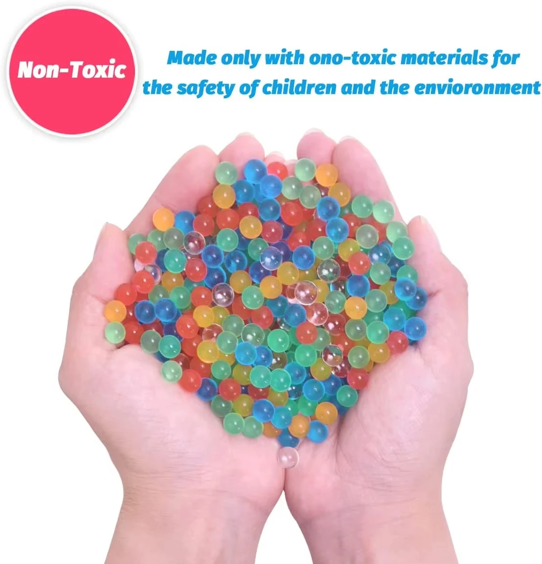 Munição suplementar respingo bola de água gel balas pérola cristal explosão de água contas pistola de água das crianças brinquedos complementar a