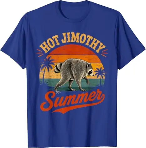 Hot Raccoon Jimothy Summer Viral Raccoon Seattle Lustiges Trash Panda T-Shirt Y2k Vintage Niedliches Tier-Print Grafik-Spruch-T-Shirt Geschenk – Detail 14