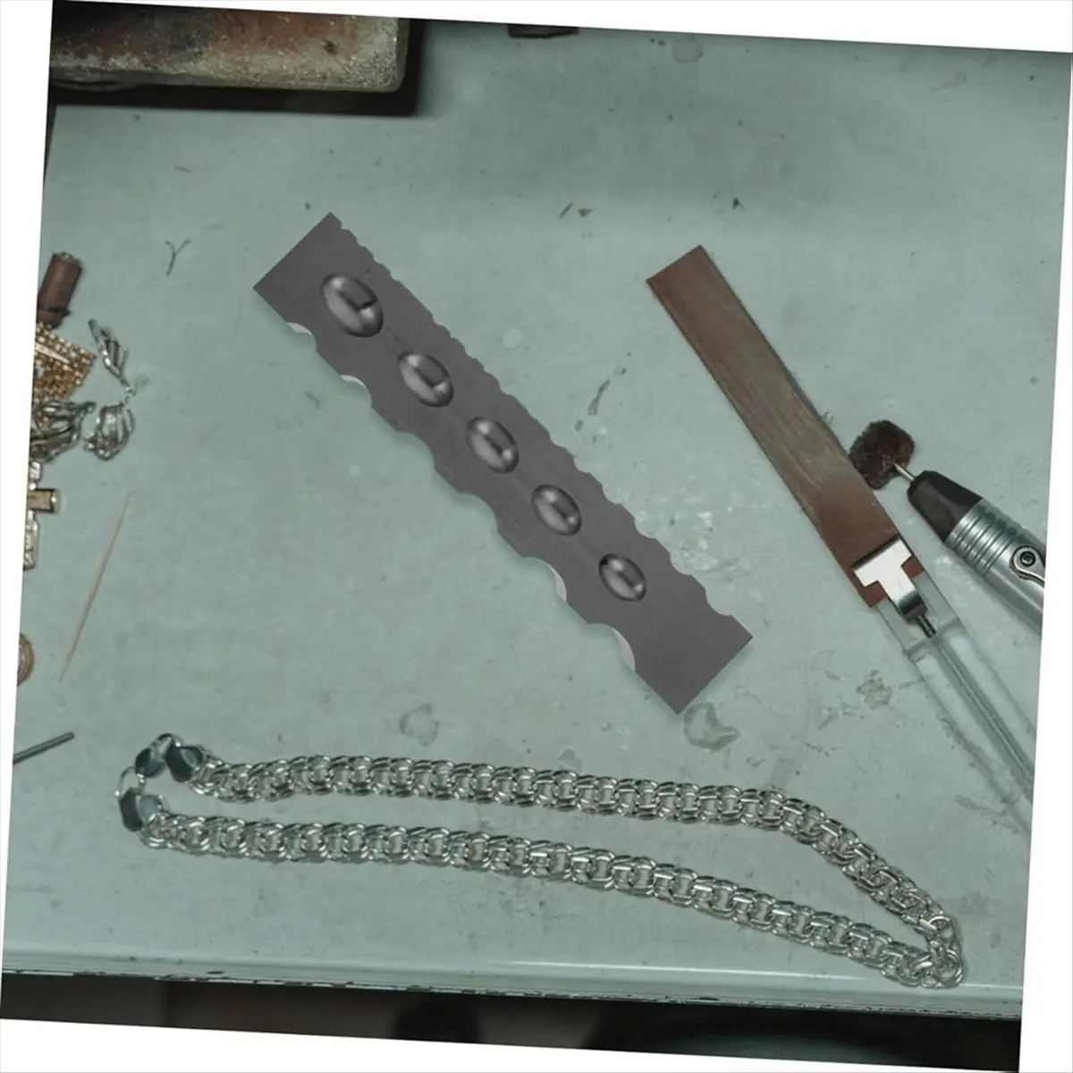 【2657 Popular】1pcs Gold Tool Rotary Tool Four-Sided Groove Jewelry Ring DIY Groove Jewelry Making Supply Groove Earring Bending