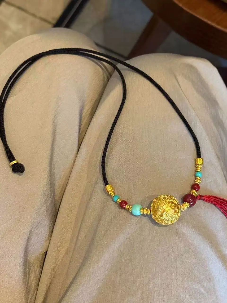 collar-de-cadena-kapure-con-colgante-de-borla-de-hilo-dorado-y-diseno-de-flor-turandot-regalo-de-joyeria-para-pareja-estilo-mundial