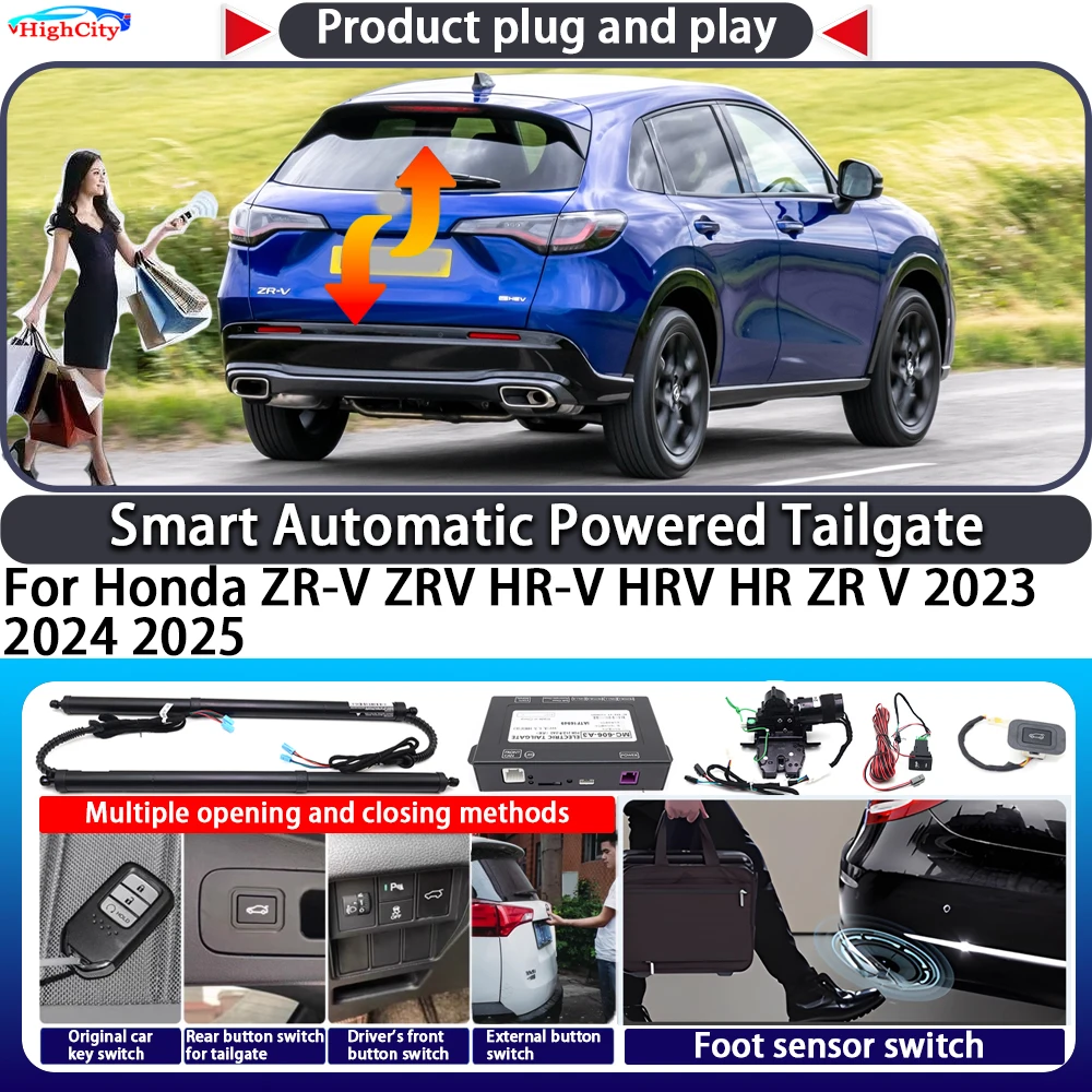 

For Honda ZR-V ZRV HR-V HRV HR ZR V 2023 2024 2025 Smart Automatic Powered Tailgate Key Control Trunk Close Kit Power Tailgate