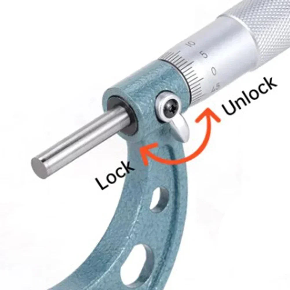 Micrometer Outside Diameter Measurement Tool 0-1in 1-2in 2-3in 3-4in 4-5in Outside Spiral Micrometer Mechane Gauges Measureing