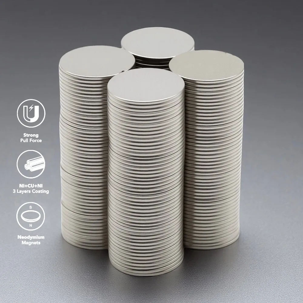 Powerful Neodymium Magnet Round Super Strong Magnets N35 NdfeB Permanent Magnetic imanes Refrigerator Magnet
