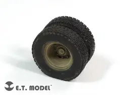 1/35 ET Models - ER35-040 L-4500 Heavy Truck Resin Wheels (7 pcs)