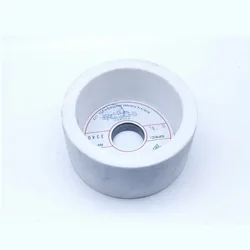 New 125*63*32mm white alundum ceramic cup type grinding wheel Universal grinding wheel for Hardened steel , Gears, screws, etc.