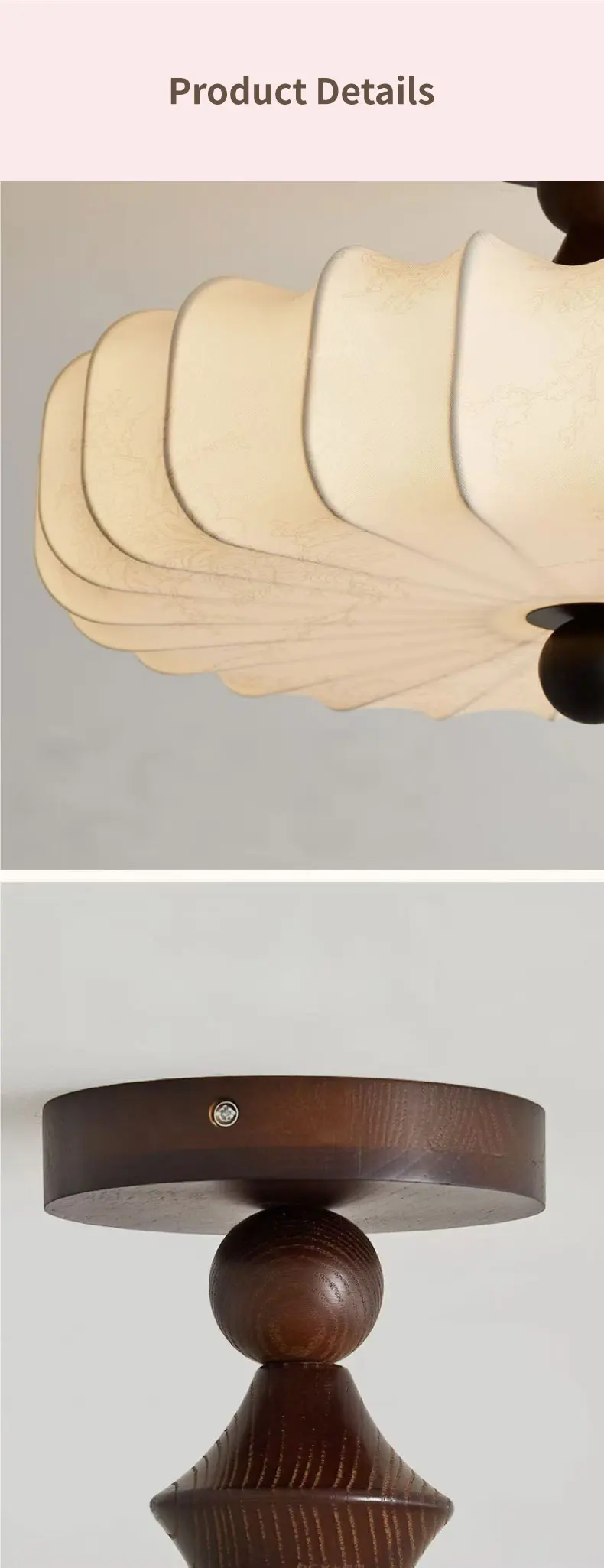 Nordic E27 LED Ceiling Lamp Bedroom Minimalism Chandelier