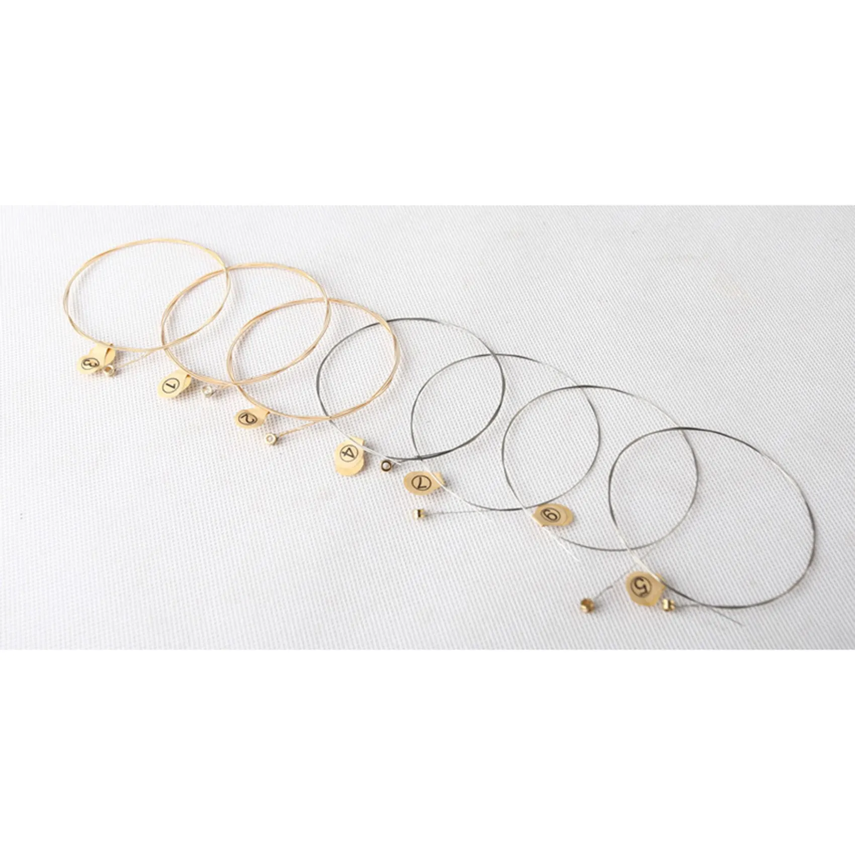 クラシックギター弦セット、アコースティックフォークギター用7弦ラヤ弦、クラシックxq、7個