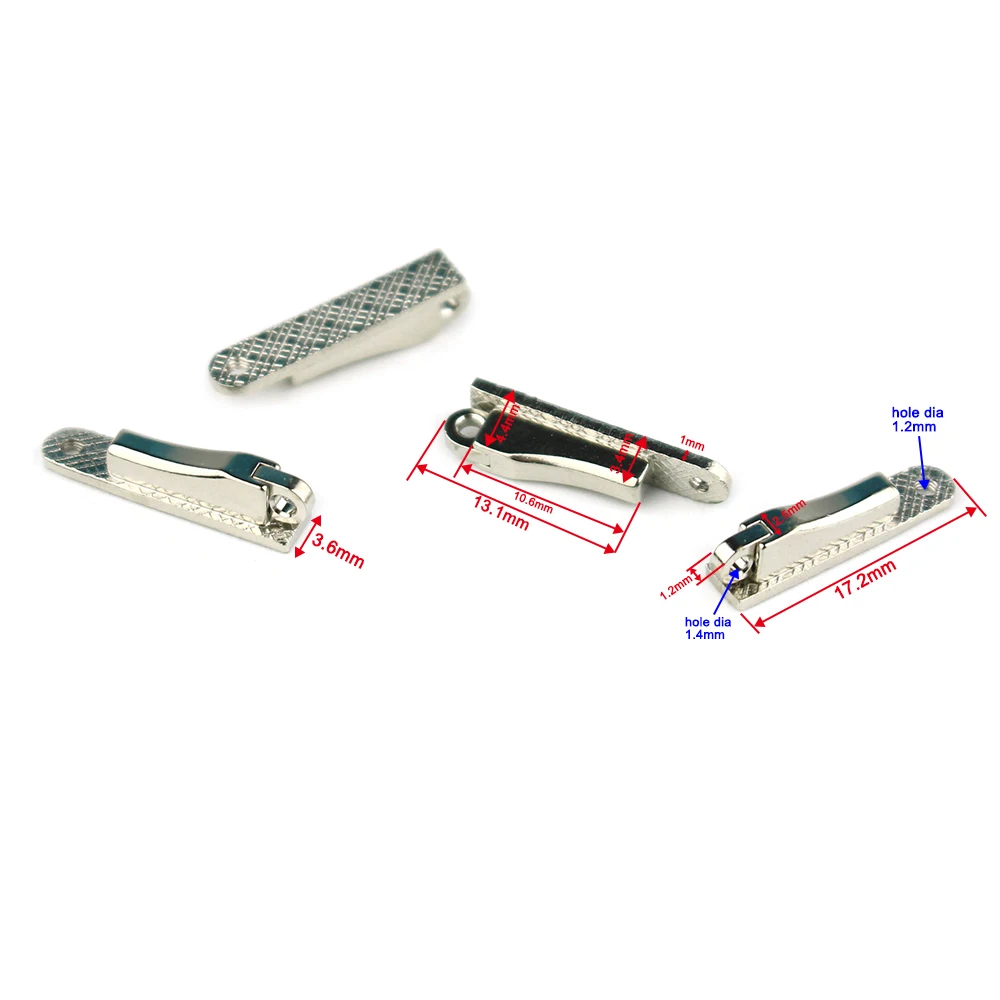 20pcs Width 2.5mm Eyeglasses Spring Hinge Insert Plastic Acetate Glasses Temple Leg Broken Part Repair Accessory Replacement 629