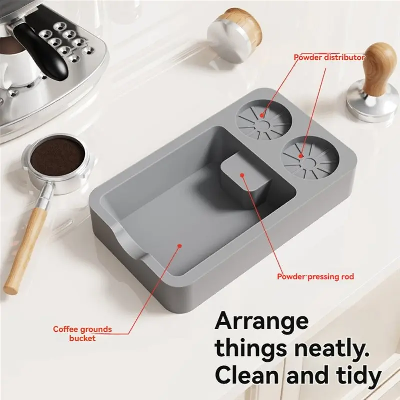 B47B-سيليكون سدادة قهوة حامل أدوات القهوة حامل متعدد الوظائف سدادة قهوة حامل لسطح المكتب بار متجر أ