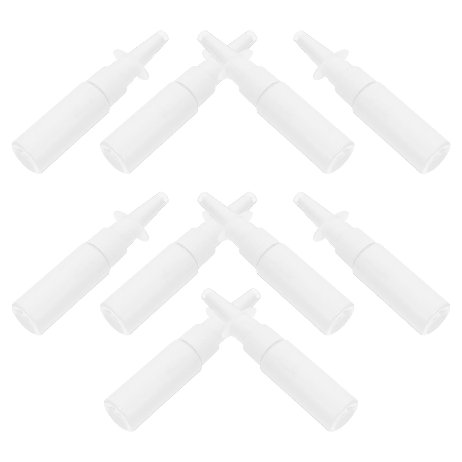 

10 Pcs Spray Portable Direct Injection White Pp Small for Travel