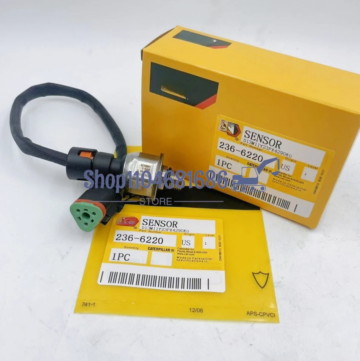 

236-6220 Oil Pressure Sensor 2366220 For Caterpillar E330C E322C Excavator Parts