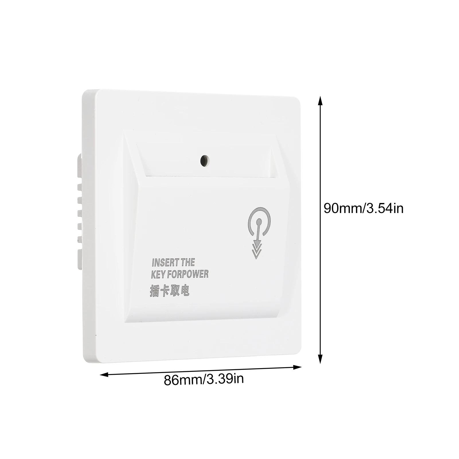 Hotel High-power 40A Power Off Energy Saving Saver Mechanical Power Take-off Guestroom Insert Keycard to Take Power