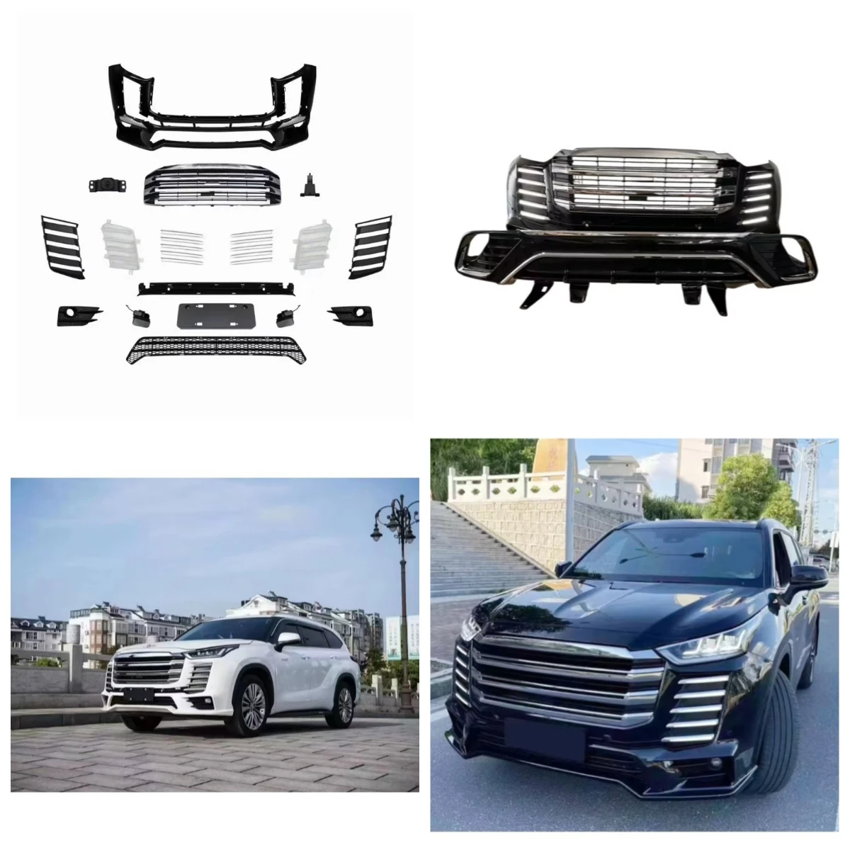 

Stlf Brand New Value For Money Premium Quality Car Body Kits For Highlander 2022 Modified To LC300