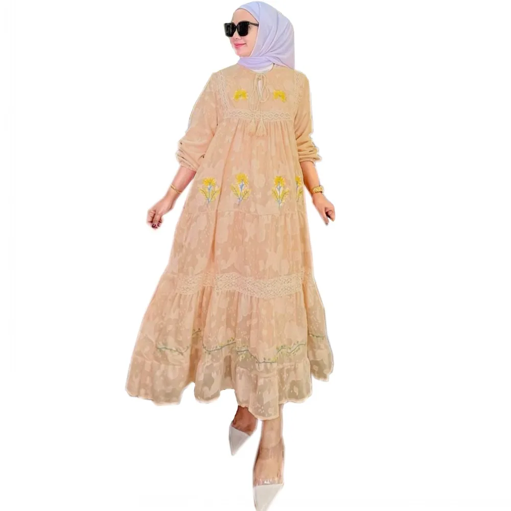 

Muslim Fashion Hijab Dubai Abaya Long Dresses Women Eid Ramadan Islam Clothing Abaya African Dresses For Women Musulman Djellaba
