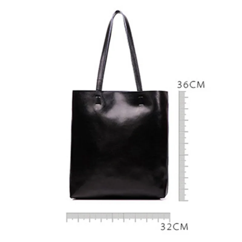 luxury Genuine Leather Women Tote Bag High Quality Cowhide Large Shopper Bag Female Totes Calfskin Shoulder Bag 2026 New