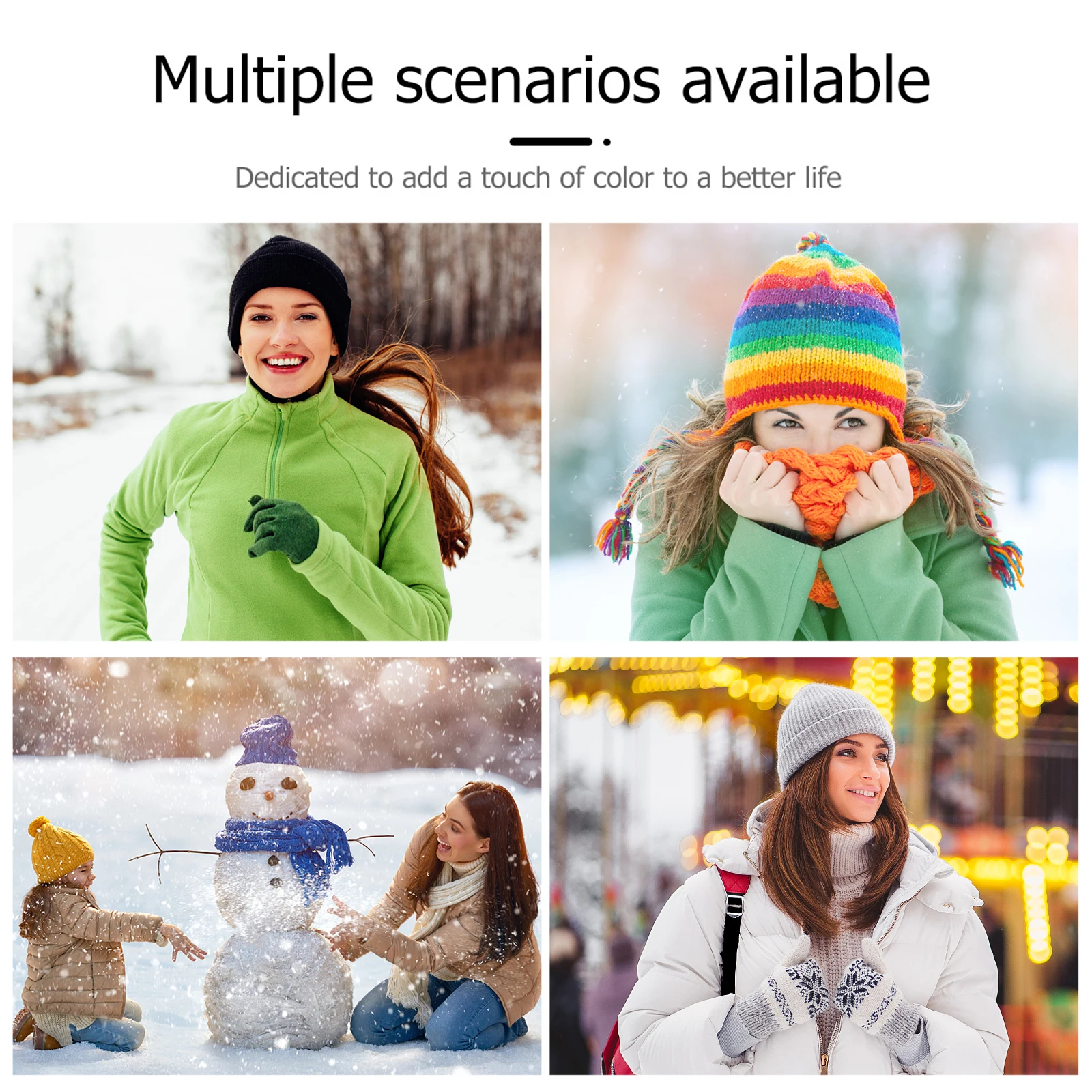 

Warm Fleece Warm For Winter Gloves Deer Antler Half Finger Outdoor Gloves Outdoor Mittens Cartoon Winter Cycling