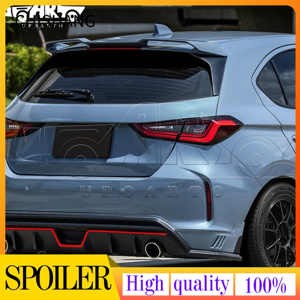 

For New Honda City Hatchback Spoiler 2020 2021 RS Design High Quality ABS Material Modified Rear Spoiler Wing Car Styling