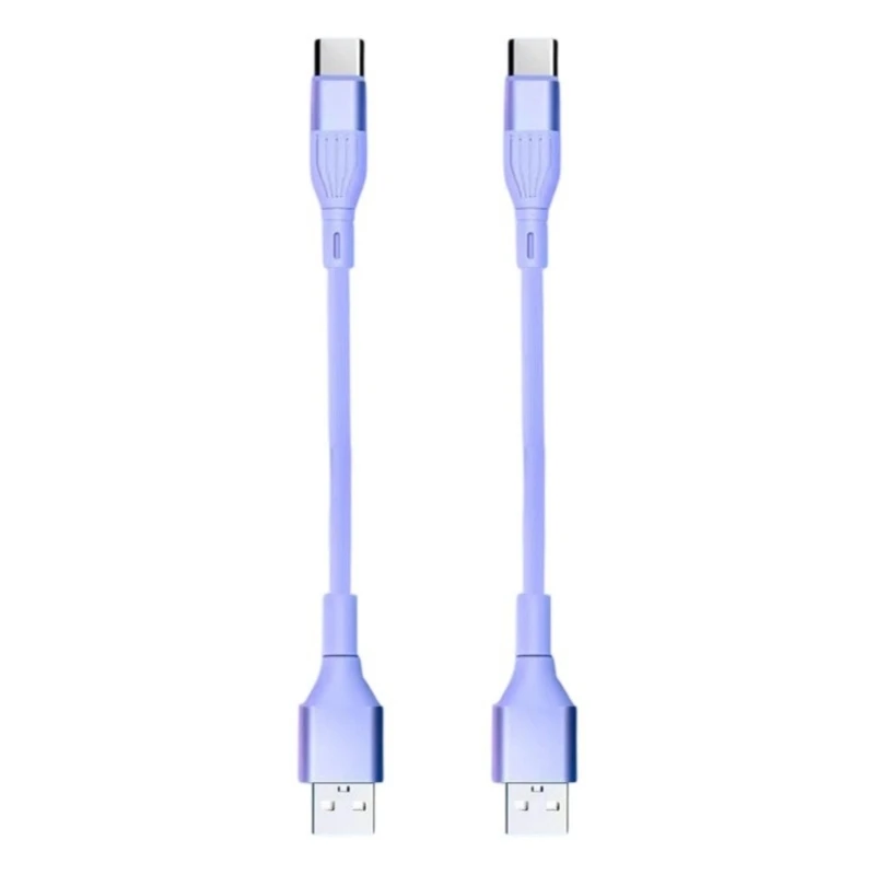 Y1UB 15/30cm USB Type C Fast Cable Compatible Various Mobile Devices