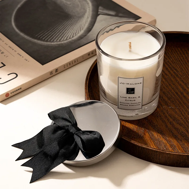 Scented Candles Glass Cups Smokeless Soy Wax Indoor Decoration Romantic Holiday Gifts m