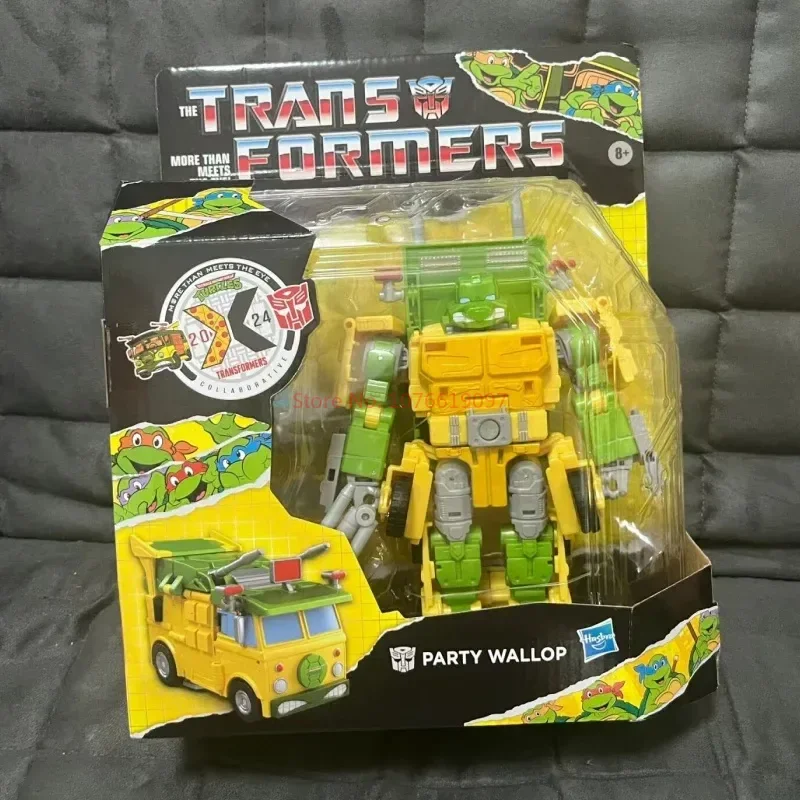 Hasbro Transformers X Ninja Turtles, tanque Van Turtles, F9656g, regalo de fiesta