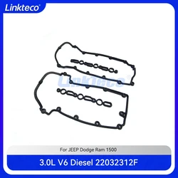 Junta de la cubierta de la válvula de la pieza del motor, compatible con 3,0 T L Diesel EXF para Jeep GRAND CHEROKEE DODGE RAM 1500 3.0L 22032312F