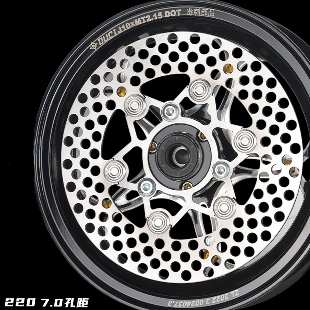 

220mm-7.0 Forged Steel Floating Disc Motorcycle Front Rear Brake Disc For Yahama Scooter NIU N1S/M2/UQI Ninebot C90/E200P Brake