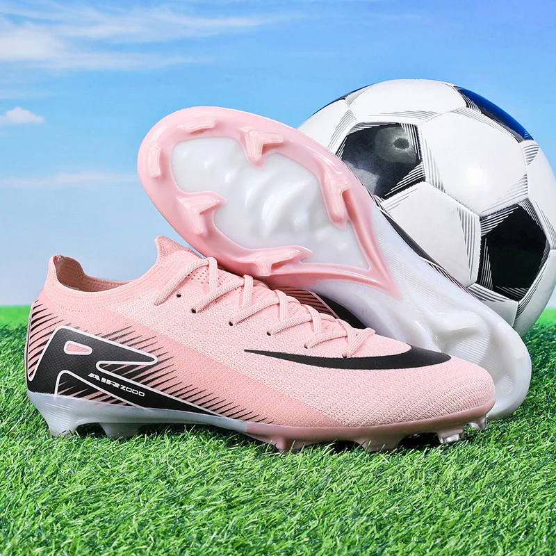 

New Men‘s Soccer Shoes Cleats FG Low Top Breathable Football Boots Non-Slip Futsal Training Sneakers Outdoor Ankle Soccer Shoes