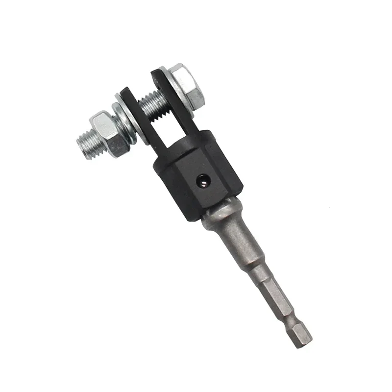 1/2 Inch Scissor Jacks Adaptor Drive Impact Wrench Adapter Tool Jack Shear Chrome Vanadium Steel Adapter Steel Ball Joint Rod