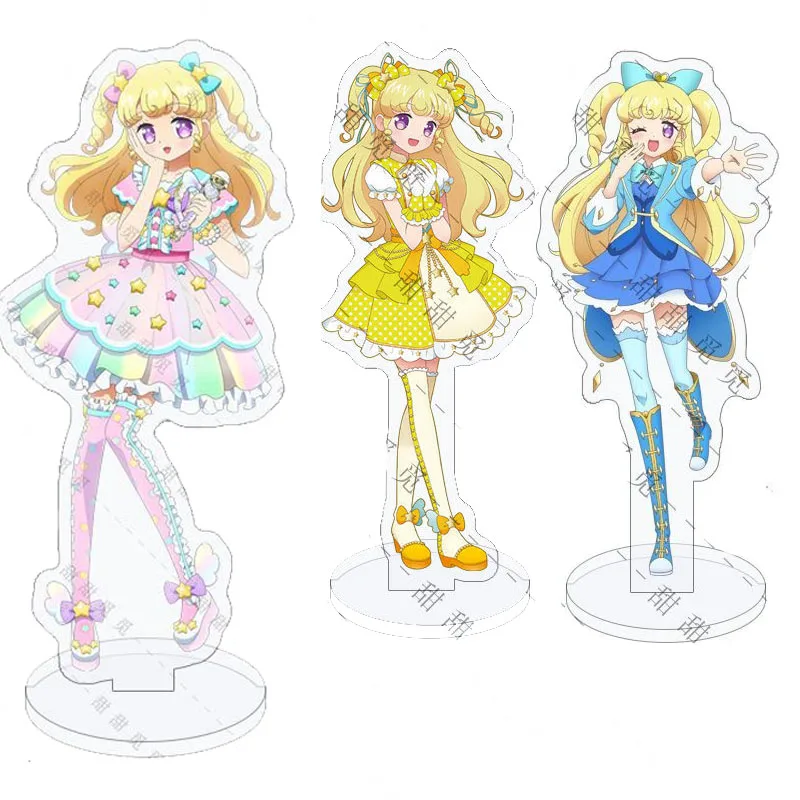 Idool Tijd Pripara Yui Desktop Ornament Creativiteitsspel Acryl Staande Bord Prachtige Cartoon Figuur Versieren Verjaardagscadeau