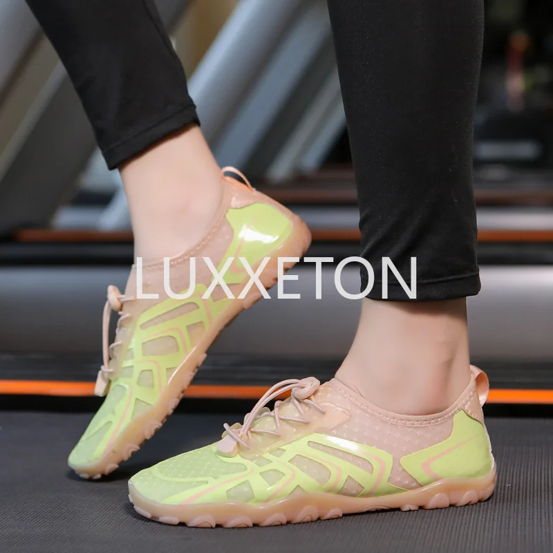 Women Flat Shoes 2024 Summer New Fashion Beach Five Finger Barefoot Swimming and Surfing Water Colorful Sports Shoes ﻿