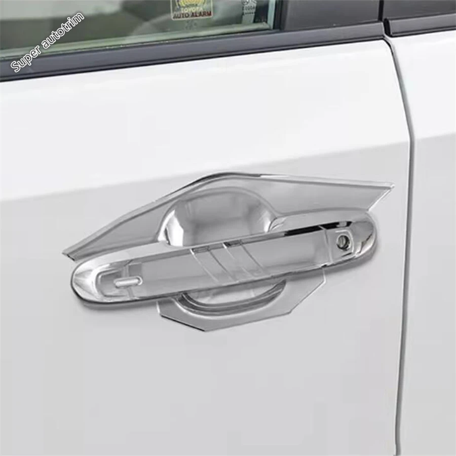 

Car Outer Door Handle Bowl Decoration Cover Trim For Toyota Land Cruiser Prado 250 LC250 2024 2025 ABS Carbon Fiber Accessories