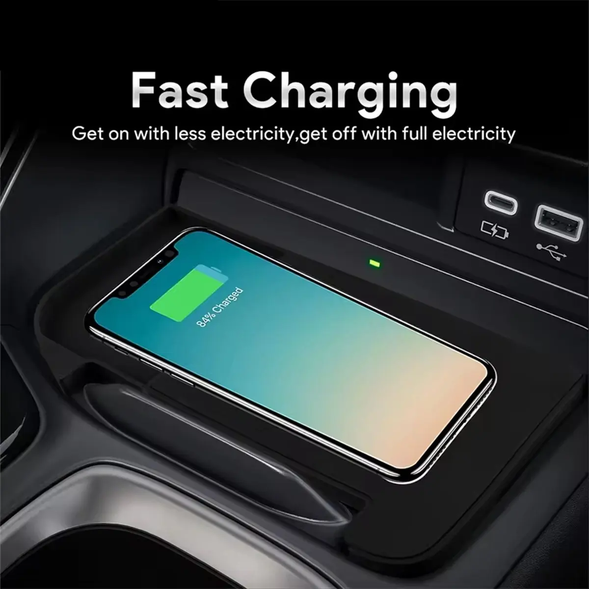 Super Sale 15W Car Wireless Charger Panel Mobile Phone Fast Charging Holder for Lexus NX Series 2022-2024 LHD