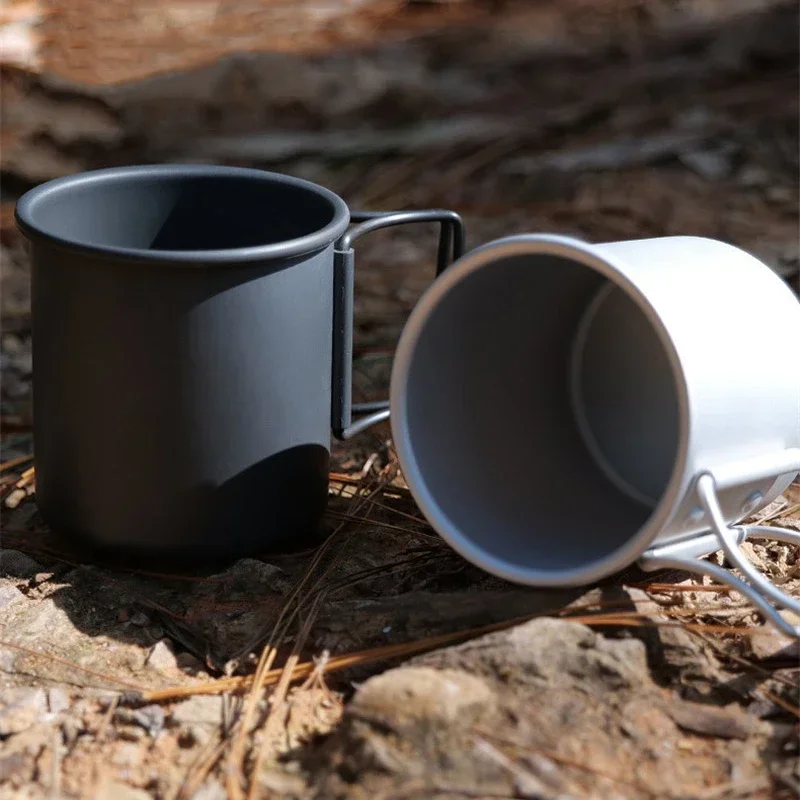 Outdoor Camping Folding Cup Portable Super Light Aluminum Camping Cup Coffee Mug