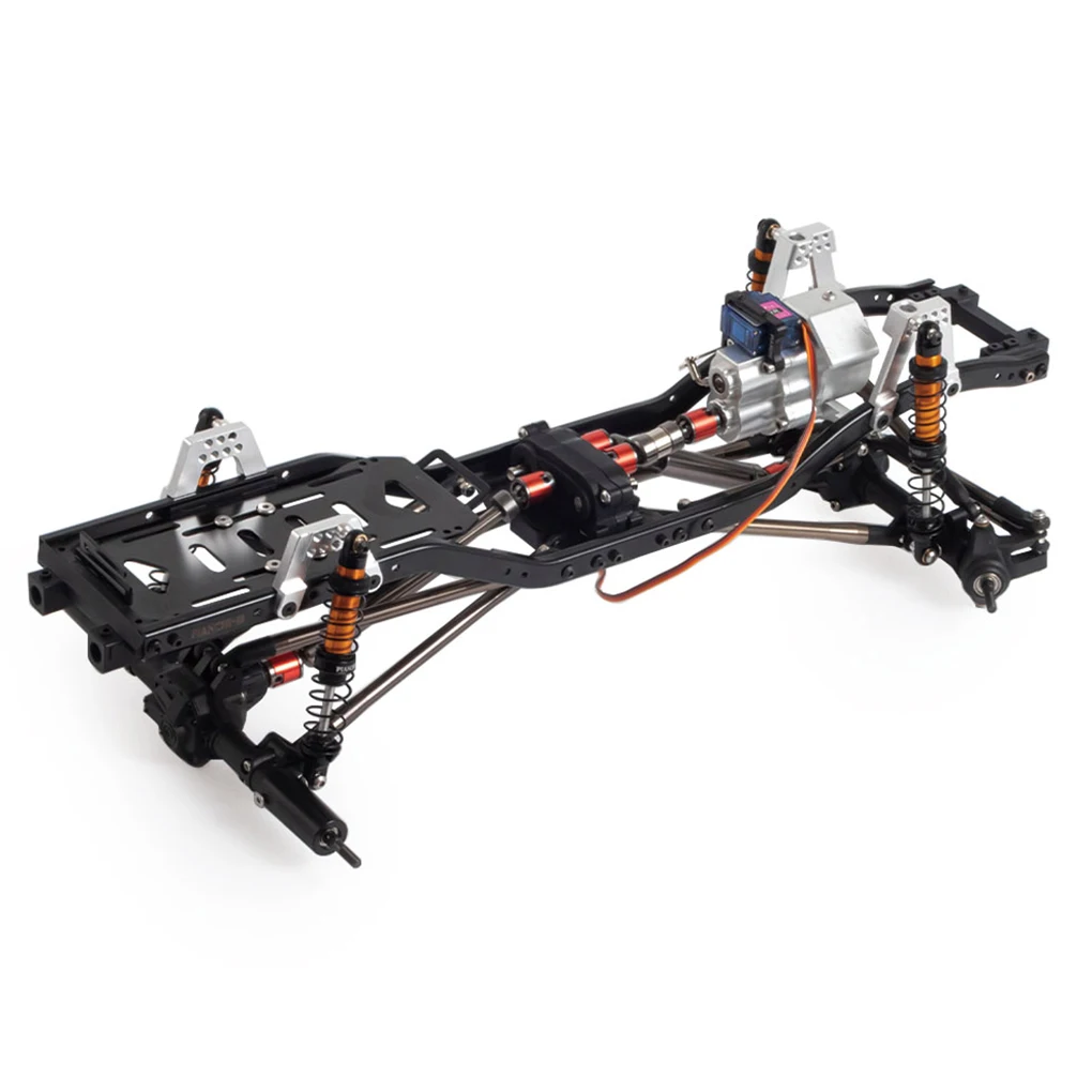 RCGOFOLLOW 1pcs Aluminum Alloy Wear And Crash Resistant Gear Box For 1/10 Rc Gear Box SCX10 RC Car Part RC Car Accessories