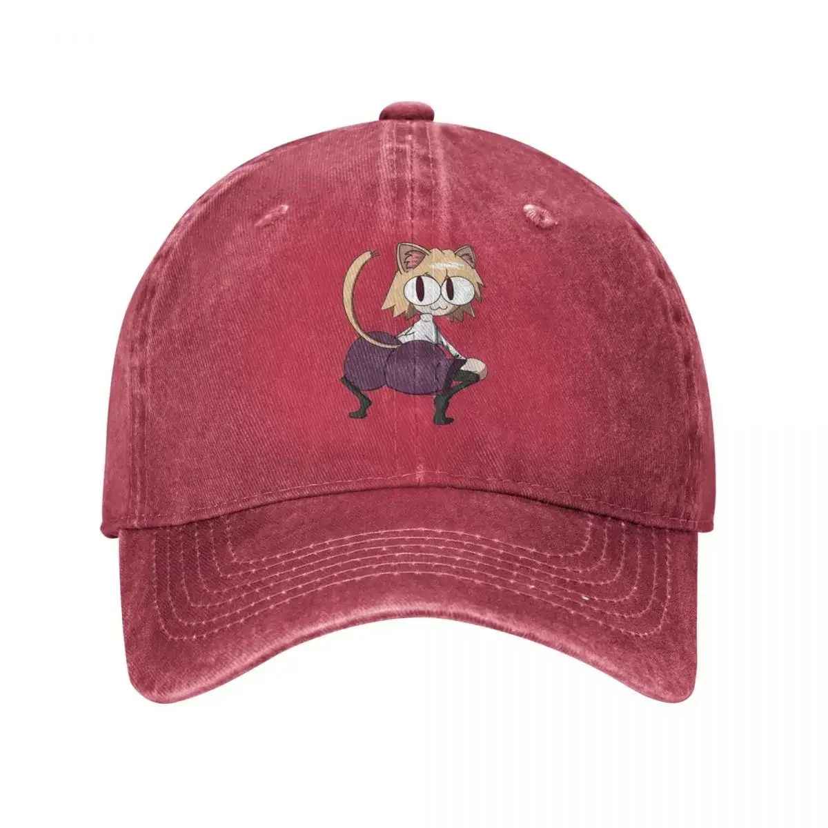 Vintage Neco Arc Meme Baseball Caps Unisex Style Distressed Cotton Headwear Anime Outdoor Activities Caps Hat