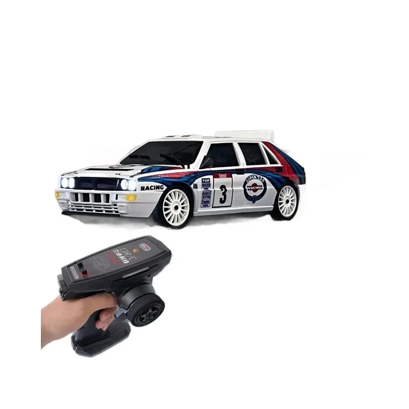 Nuovo Lancia 2802Pro scala 1:28 telecomando auto da corsa giocattolo simulazione modello giroscopico alla deriva per bambini e adulti giocattolo