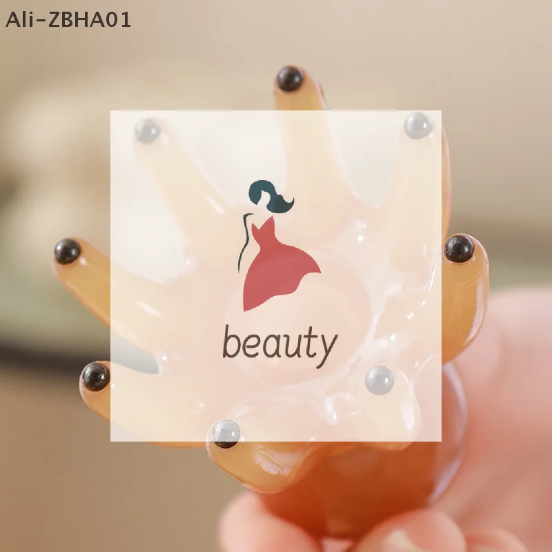 

Гуа Ша, инструмент для массажа здоровья, расческа-осьминог из АБС-пластика с магнитом, массажер для головы, уход за волосами, меридиан, соскабливание, массаж головы, акупунктура, СПА