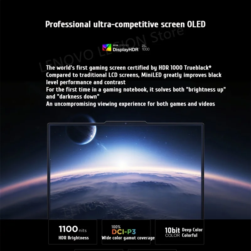 كمبيوتر محمول Lenovo Legion Y9000X جديد لعام 2025 AI Yuanqi للألعاب Intel Core Ultra 9 مقاس 16 بوصة 32 جيجابايت/1T SSD RTX5060/5070