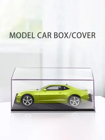 1: 43 caixa de exibição caixa de armazenamento modelo ornamento capa poeira transparente artesanal caixa cega acrílico caixas de exibição de alta qualidade