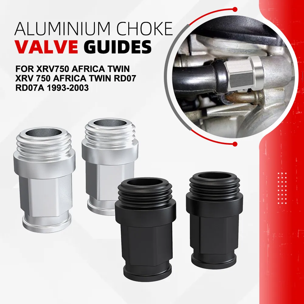 

For Honda XRV750 Africa Twin XRV 750 AFRICA TWIN RD07 RD07A 1993-2003 2002 2001 2000 Motorcycle Choke Valve Guides CNC Aluminium