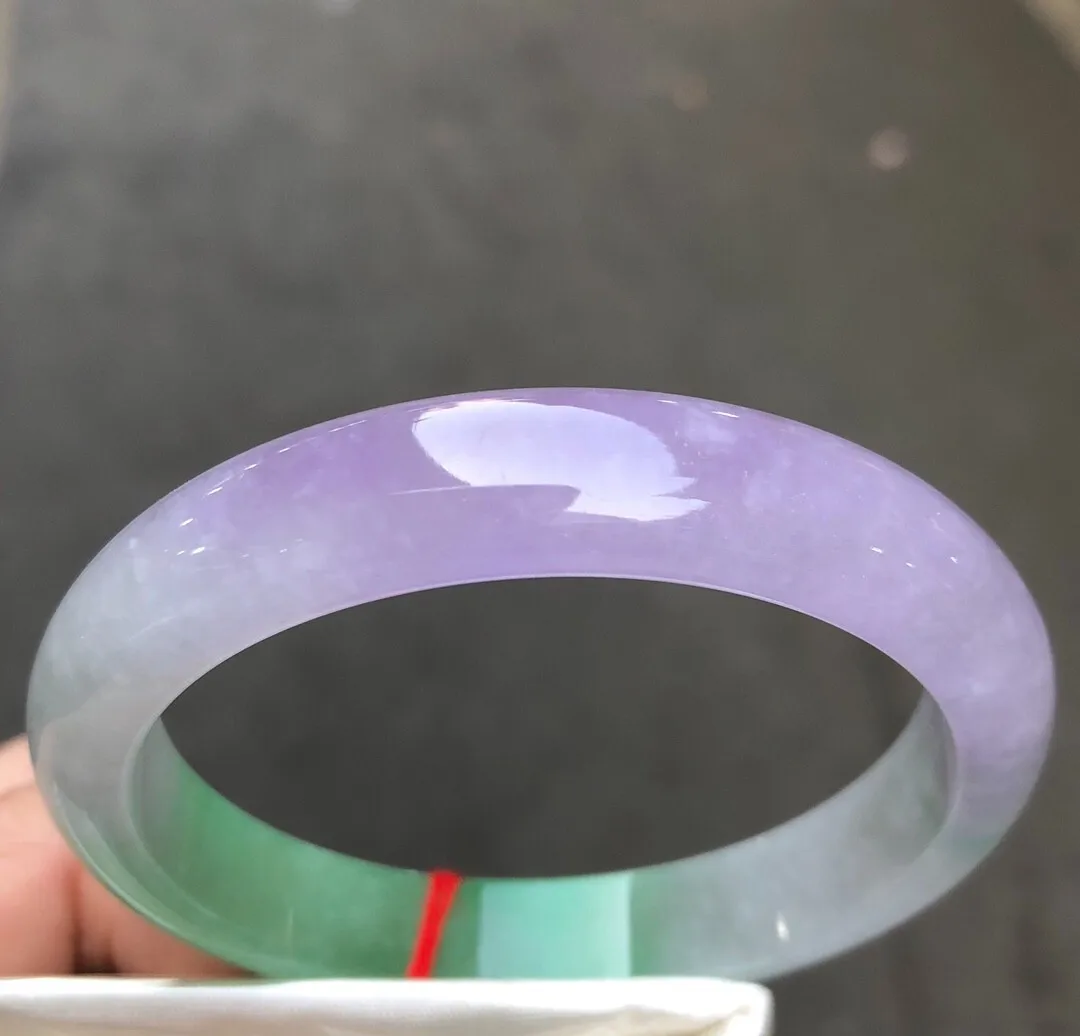

Real Natural Grade AAA Ice Green Burmese Jade jadeite bracelet bangle