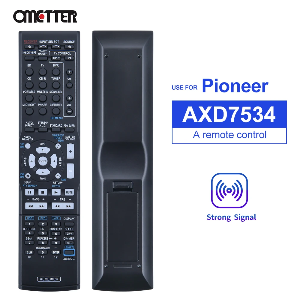 AXD7534 for Pioneer Remote Control AV Receiver Home Theater AXD7568 VSX-516 VSX-918V VSX-829H VSX-519V VSX-520K VSX-417 VSX-515