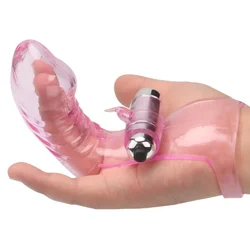 1pc Adult Fun Finger Vibrator Sets For Men And Women  Soft Jelly Crystal Sets, Clit Vagina Vibrating Massage Tools Fun Sex Toys