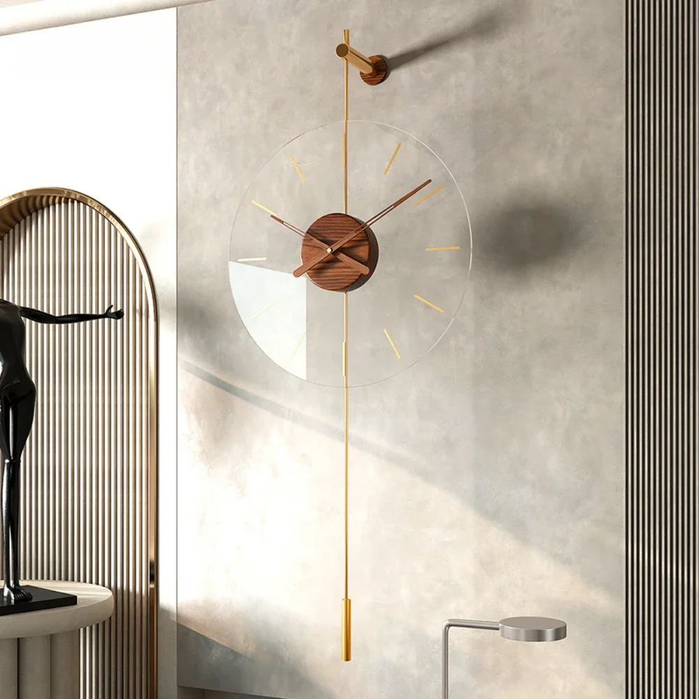 

Stylish Minimalist Nordic Wall Clock Unique Aesthetic Modern Home Decoration Perfect For Interior Design Relojes De Pared
